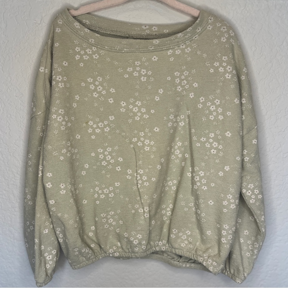 Rylee + Cru linen mix sweater